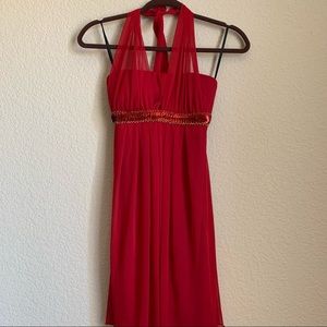 🧁 2 for $20 Red Party Dress with sequin size Small